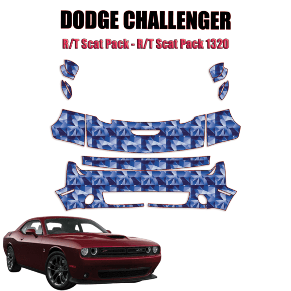 2019-2023 Dodge Challenger Precut Paint Protection PPFKit – Partial Front