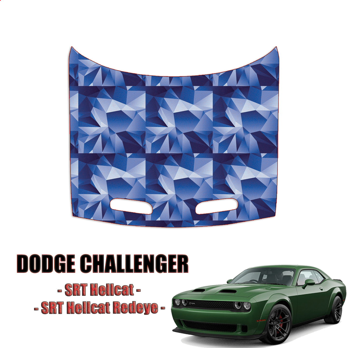 Challenger Hellcat Redeye - Full Paint Protection Film Clear Bra