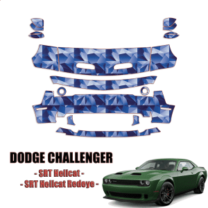 2019-2024 Dodge Challenger Precut Paint Protection PPF Kit – Partial Front