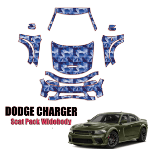 2020-2023 Dodge Charger – Scat Pack Widebody Precut Paint Protection Kit – Full Front + A Pillars + Rooftop