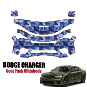 2020-2023 Dodge Charger – Scat Pack Widebody Precut Paint Protection Kit – Partial Front