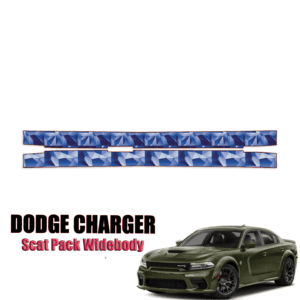 2020-2023 Dodge Charger – Scat Pack Widebody Precut Paint Protection Film – Rocker Panels