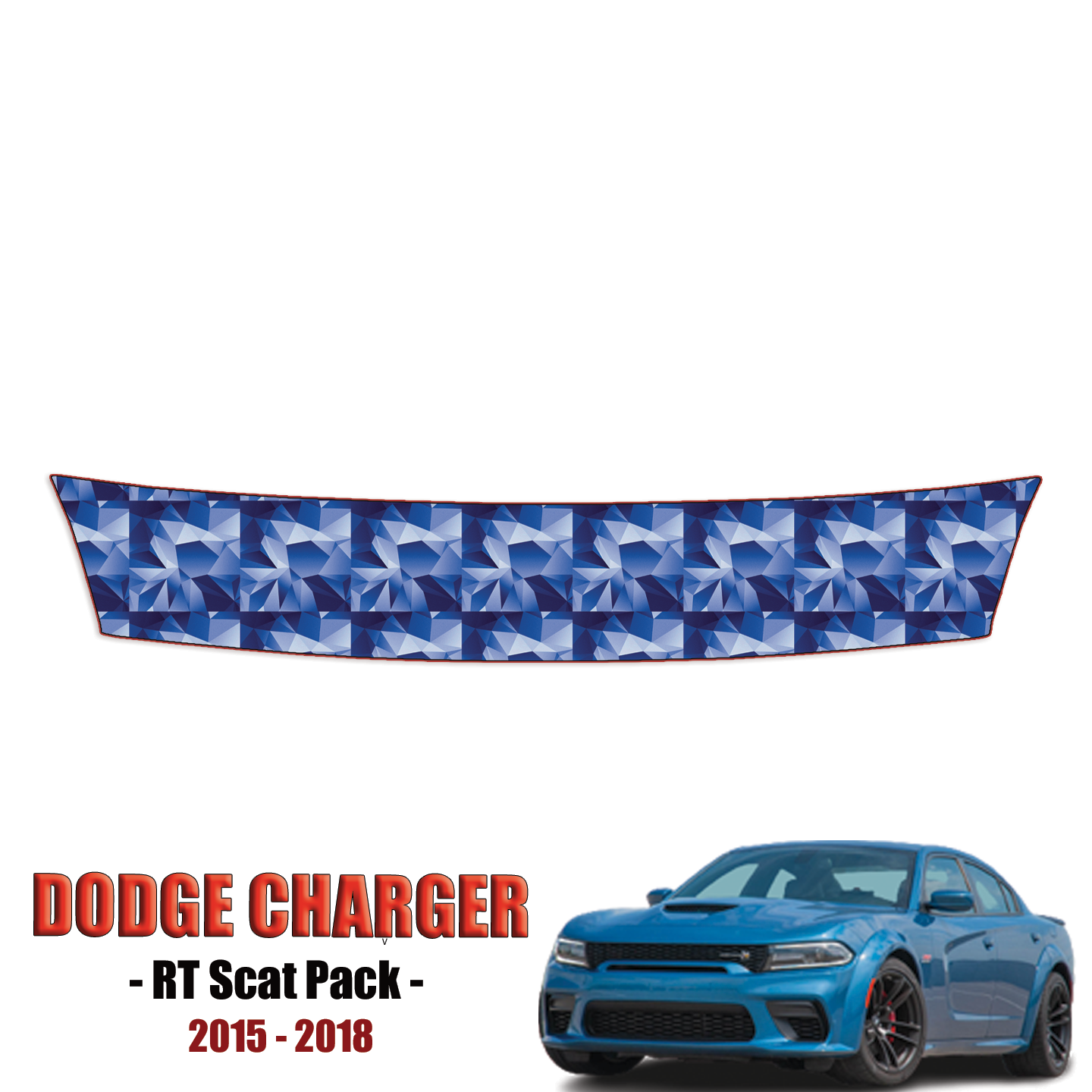 2015-2018 Dodge Charger RT Scat Pack Precut Paint Protection Kit – Bumper Step