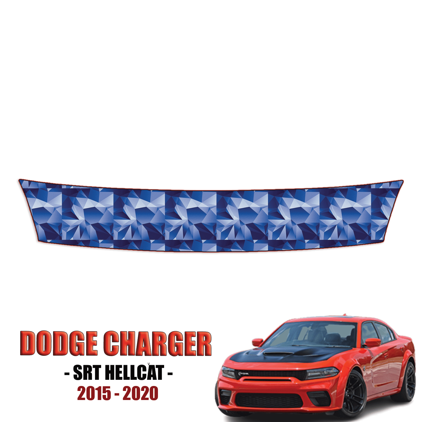 2015-2020 Dodge Charger SRT Hellcat Precut Paint Protection Kit – Bumper Step