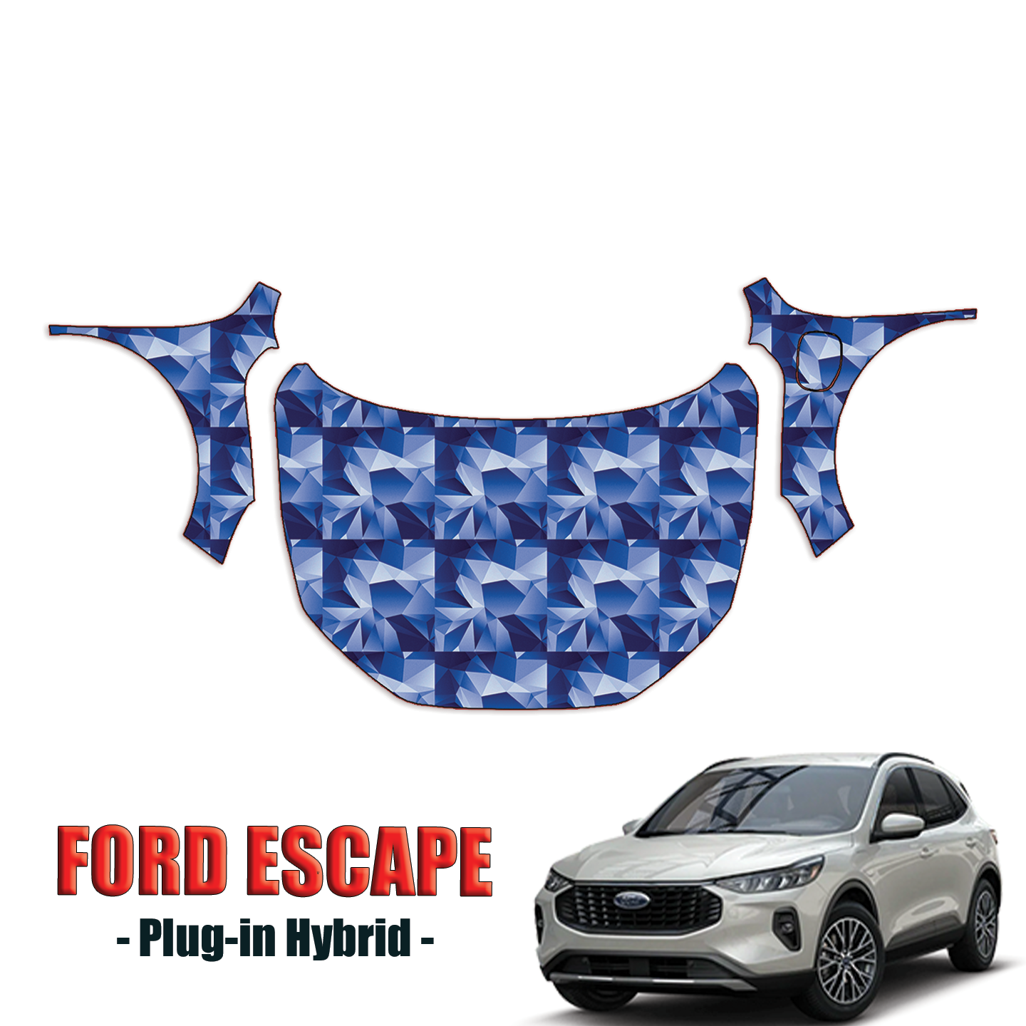 2023-2024 Ford Escape Plug-in Hybrid Precut Paint Protection Kit - Full ...