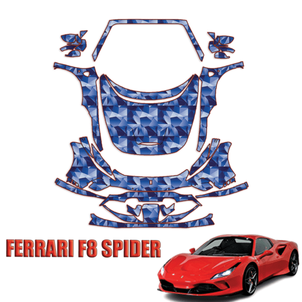 2020-2024 Ferrari F8 Spider Precut Paint Protection Kit Full Front+