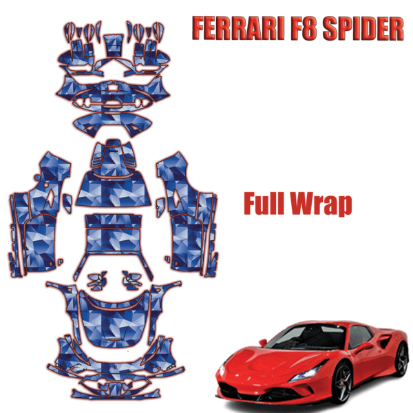 2020-2024 Ferrari F8 Spider Precut Paint Protection Kit – Full Wrap Vehicle