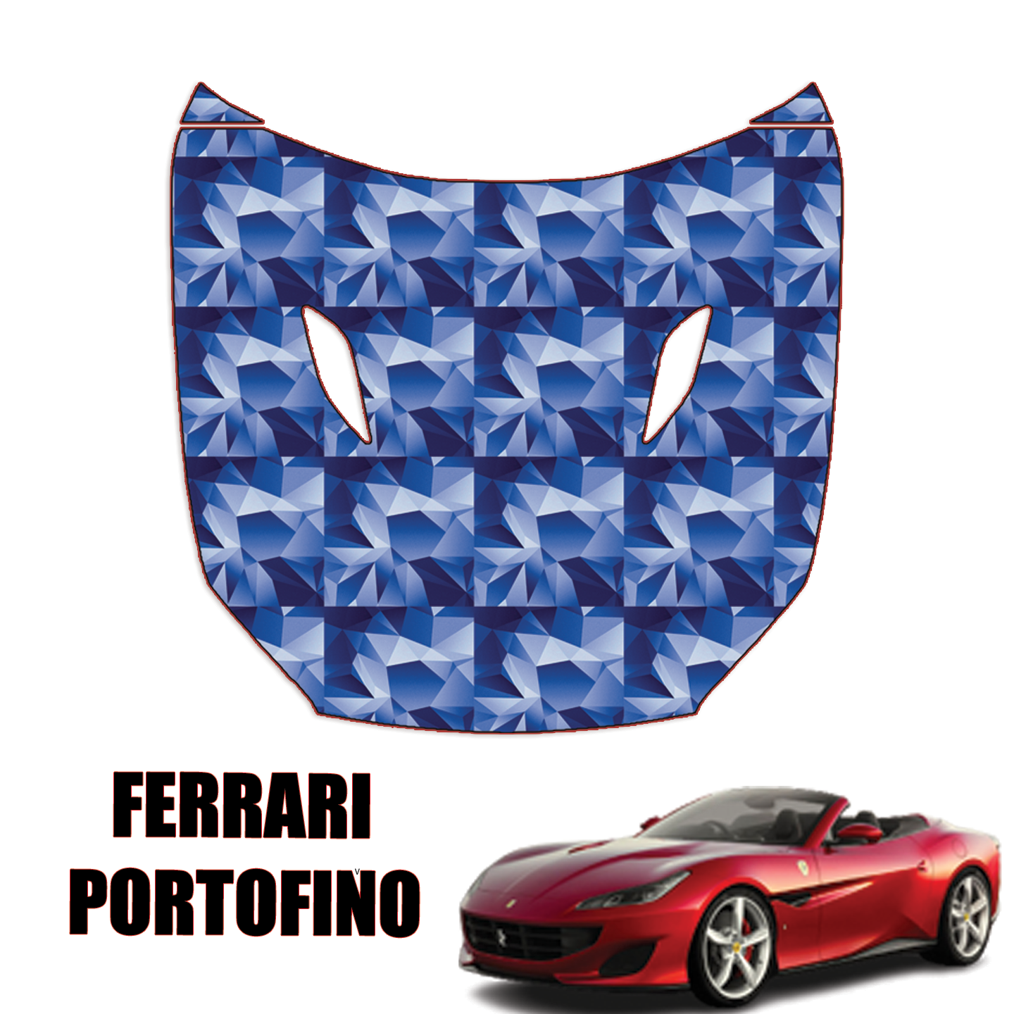 2019-2023 Ferrari Portofino Precut Paint protection Kit – Full Hood