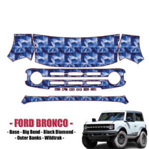 2021-2024 Ford Bronco Precut Paint Protection Kit – Partial Front