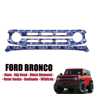 2021-2023 Ford Bronco – Base Precut Paint Protection Kit – Front Bumper