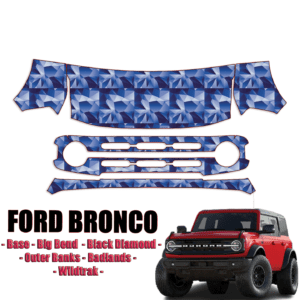 2021-2024 Ford Bronco – Base PPF Kit Precut Paint Protection Kit – Partial Front