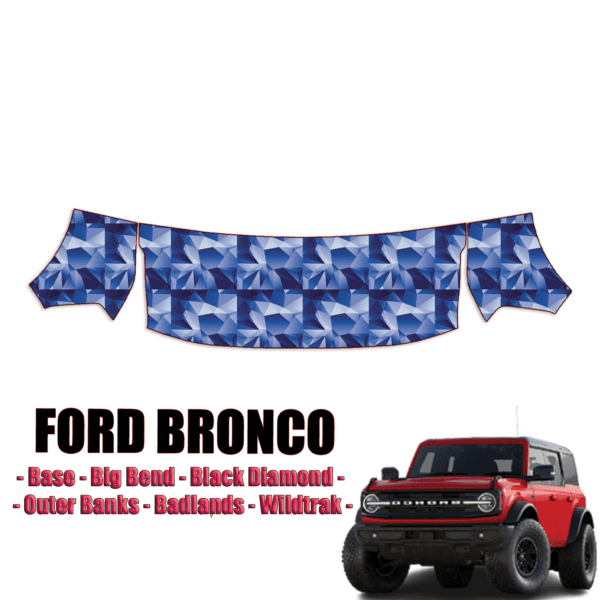 2021-2023 Ford Bronco – Base Precut Paint Protection Kit – Partial Hood + Fenders