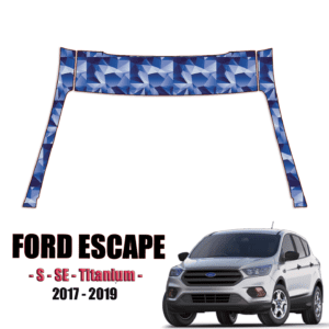 2017-2019 Ford Escape – S, SE, Titanium Pre Cut Paint Protection Kit – A Pillars + Rooftop