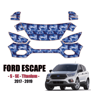 2017-2019 Ford Escape – S, SE, Titanium Pre Cut Paint Protection Kit – Partial Front