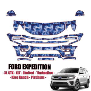 2022-2024 Ford Expedition – XL STX, XLT, Limited, Timberline, King Ranch, Platinum Pre Cut Paint Protection Kit – Partial Front