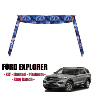 2020-2024 Ford Explorer – XLT, Limited, Platinum Paint Protection Kit – A Pillars + Rooftop