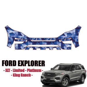 2020-2024 Ford Explorer – XLT, Limited, Platinum Precut Paint Protection Kit – Front Bumper