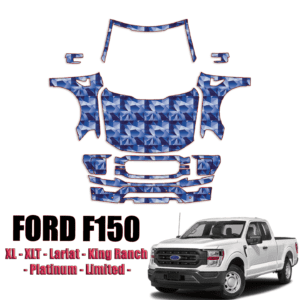 2021-2022 Ford F150 – XL Pre Cut Paint Protection Kit-Full Front +A Pillars + Rooftop
