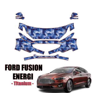 2019-2021 Ford Fusion Energi -Titanium Precut Paint Protection Kit (PPF) – Partial Front
