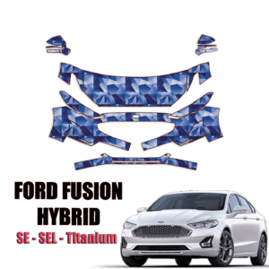 2019-2021 Ford Fusion Hybrid Precut Paint Protection Kit (PPF) – Partial Front
