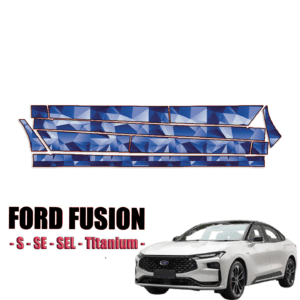 2017-2023 Ford Fusion – S, SE, SEL, Titanium Precut Paint Protection Kit – Rocker Panels