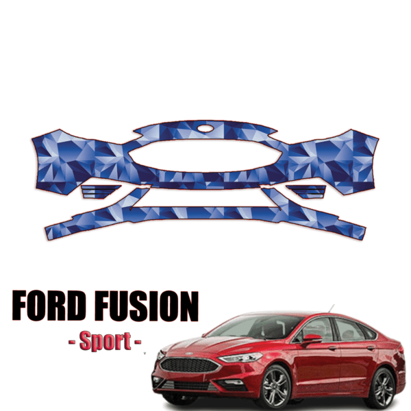 2017-2024 Ford Fusion-Sport Precut Paint Protection Kit – Front Bumper