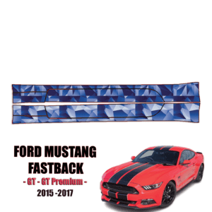 2015-2017 Ford Mustang Fastback – GT, GT Premium Precut Paint Protection Kit – Rocker Panels