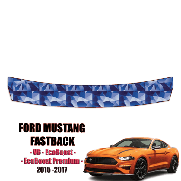 2015-2017 Ford Mustang Fastback – V6, EcoBoost, EcoBoost Premium Precut Paint Protection Kit – Bumper Step