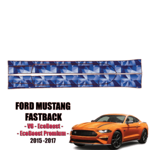 2015-2017 Ford Mustang Fastback – V6, EcoBoost, EcoBoost Premium Precut Paint Protection Kit – Rocker Panels