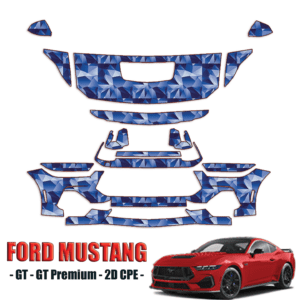 2024-2025 Ford Mustang Precut Paint Protection PPF Kit – Partial Front