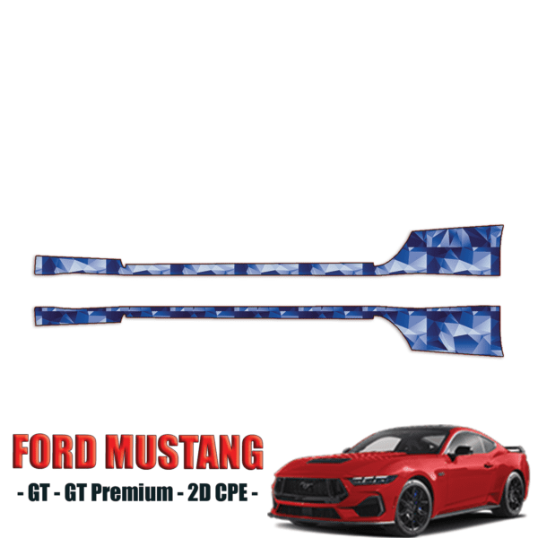 2024 Ford Mustang Precut Paint Protection PPF Kit – Rocker Panels