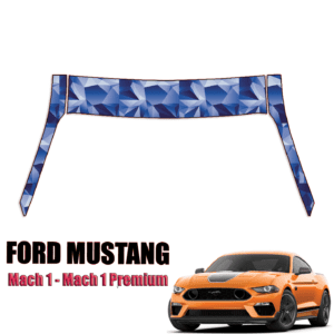 2021-2023 Ford Mustang Mach 1 Precut Paint Protection Kit A-Pillars+Rooftop