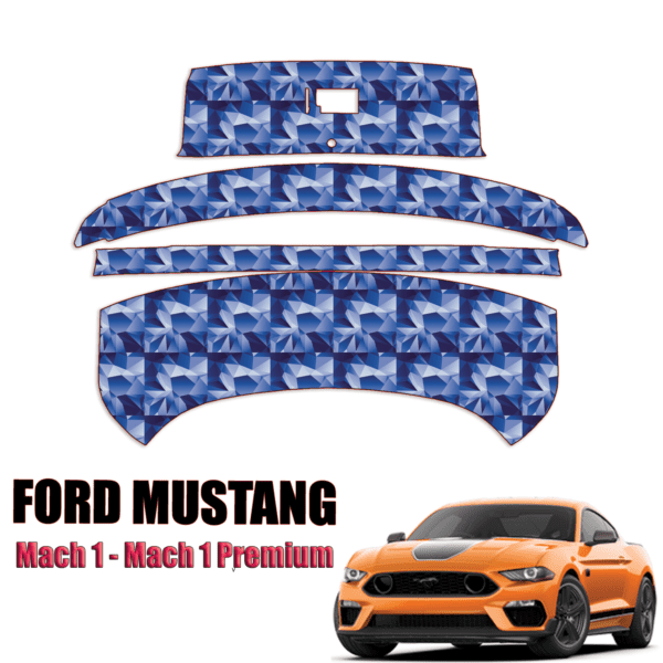 2021-2023 Ford Mustang Mach 1 Precut Paint Protection Kit PPF – Tailgate Assembly