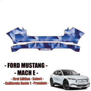 2021-2022 Ford Mustang Mach E – Precut Paint Protection Kit-Rear Bumper