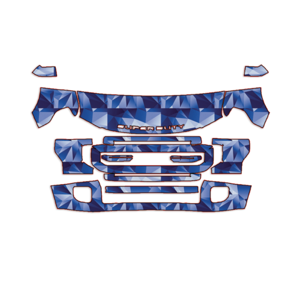2020-2022 Ford F-250 Super Duty Precut Paint Protection Kit – Partial Front