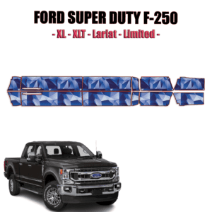 2020-2022 Ford F-250 Super Duty – XL, XLT, Lariat, Limited Precut Paint Protection Film – Rocker Panels