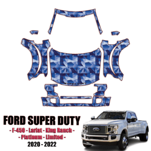 2020-2022 Ford F-450 Super Duty Precut Paint Protection Kit – Full Front+