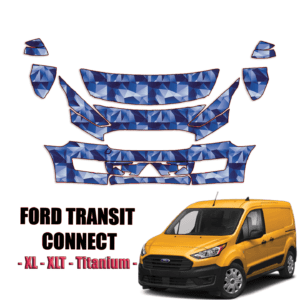 2019-2024 Ford Transit Connect – XL, XLT, Titanium Pre-Cut Paint Protection Kit (PPF) Partial Front