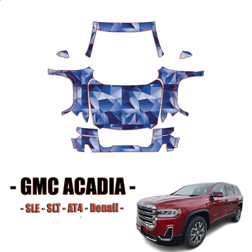 2020-2024 GMC Acadia Pre Cut Paint Protection PPF Kit – Full Front