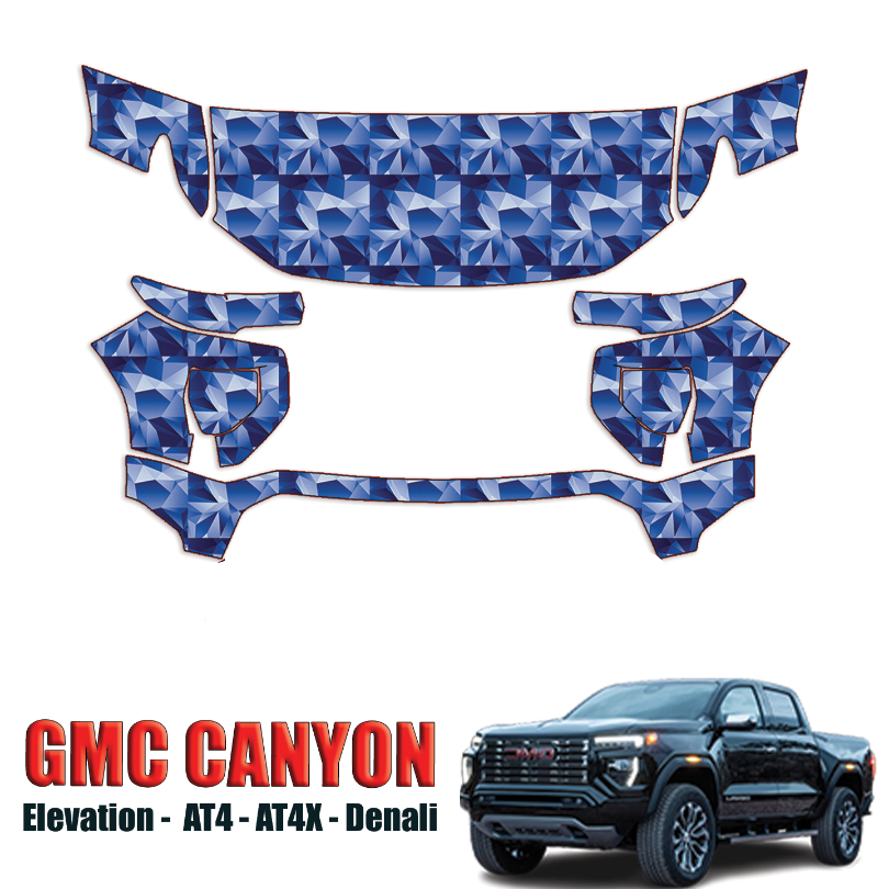 2023-2024 GMC Canyon Precut Paint Protection PPF Kit – Partial Front