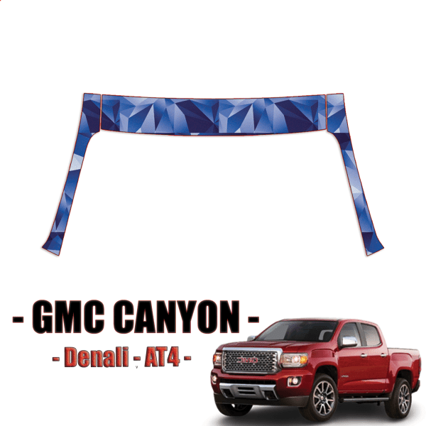 2021-2022 GMC Canyon Denali, AT4 Paint Protection Kit A Pillars + Rooftop