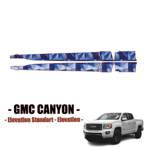 2021-2022 GMC Canyon Precut Paint Protection Kit – Rocker Panels