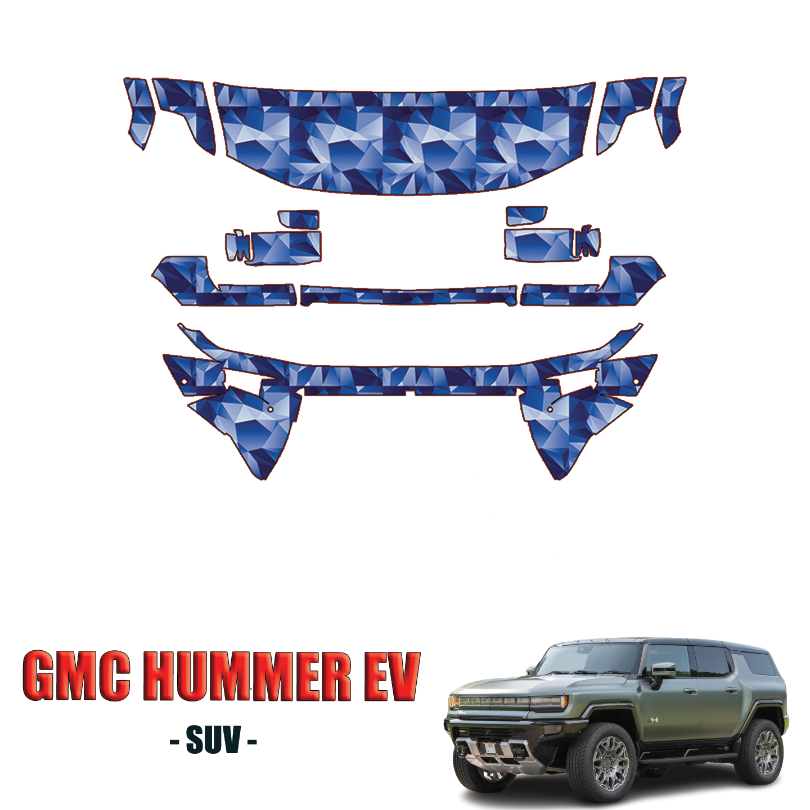 2022-2024 GMC Hummer EV Precut Paint Protection PPF Kit – Partial Front