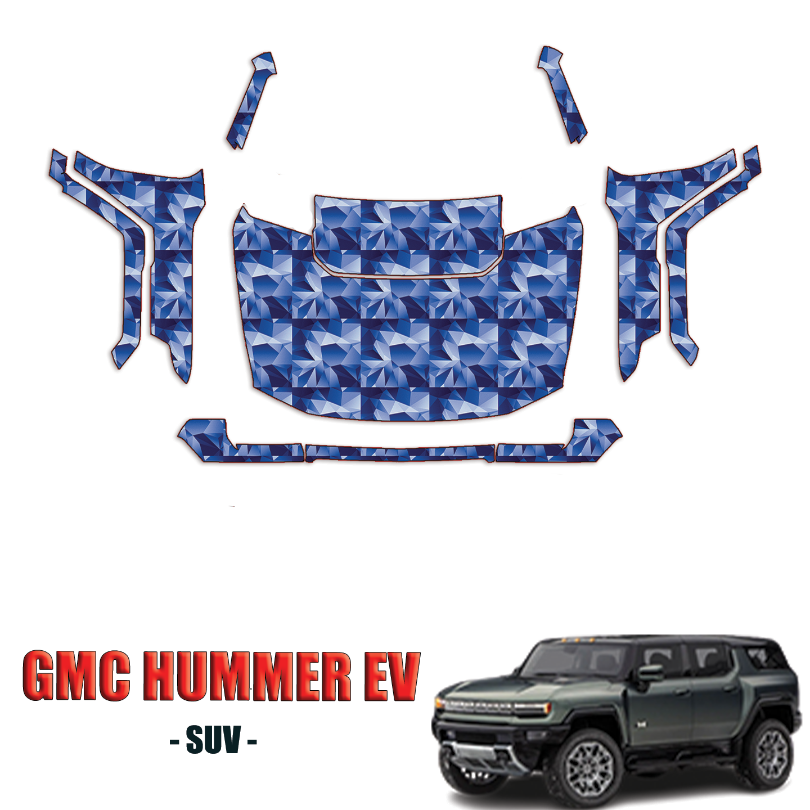 2022-2024 GMC Hummer EV SUV Precut Paint Protection PPF Kit – Full Front