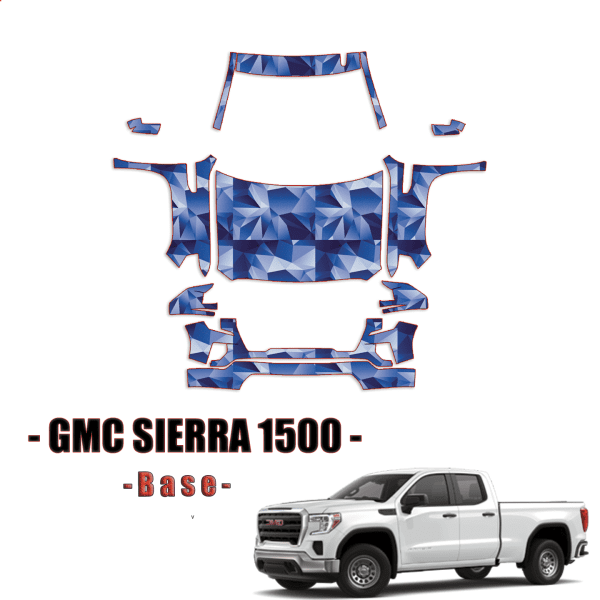 2019-2021 GMC Sierra 1500 Base Precut Paint Protection Kit – Full Front+