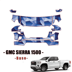 2019-2022 GMC Sierra 1500 Base Precut Paint Protection Kit – Partial Front