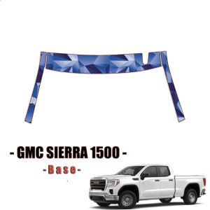 2019-2021 GMC Sierra 1500 Base Paint Protection Kit A Pillars + Rooftop