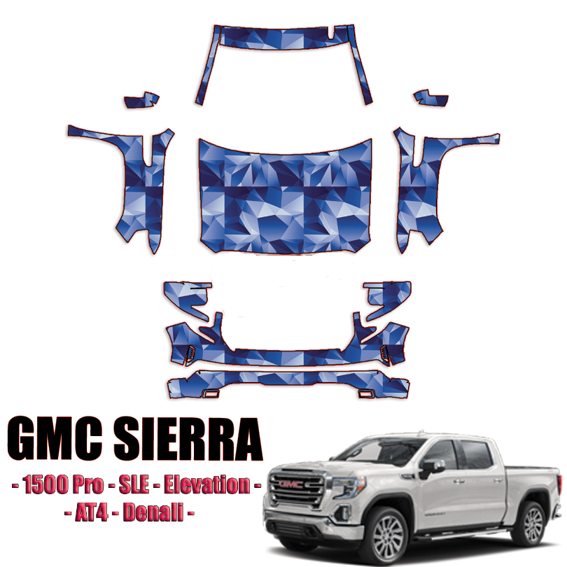 2022-2024 GMC Sierra 1500 Precut Paint Protection PPF Kit – Full Front