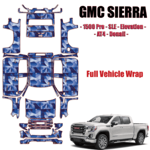 2022 – 2024 GMC Sierra 1500 Precut Paint Protection PPF Kit – Full Wrap Vehicle