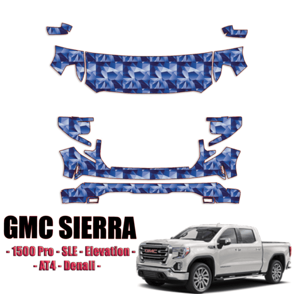 2023-2024 GMC Sierra 1500 Precut Paint Protection PPF Kit – Partial Front